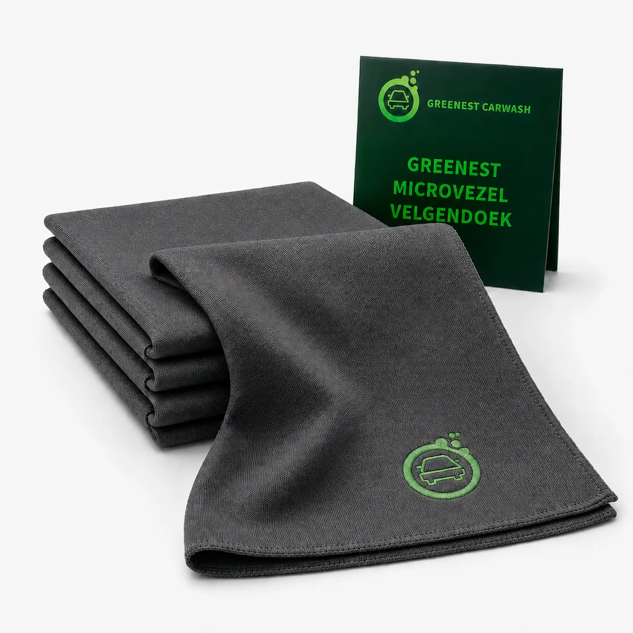 Greenest Carwash Microvezeldoek Grijs