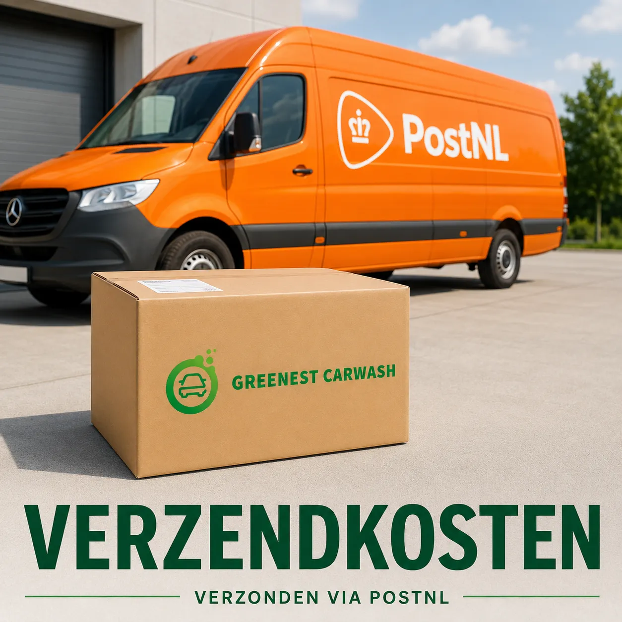 Greenest Carwash Verzendkosten